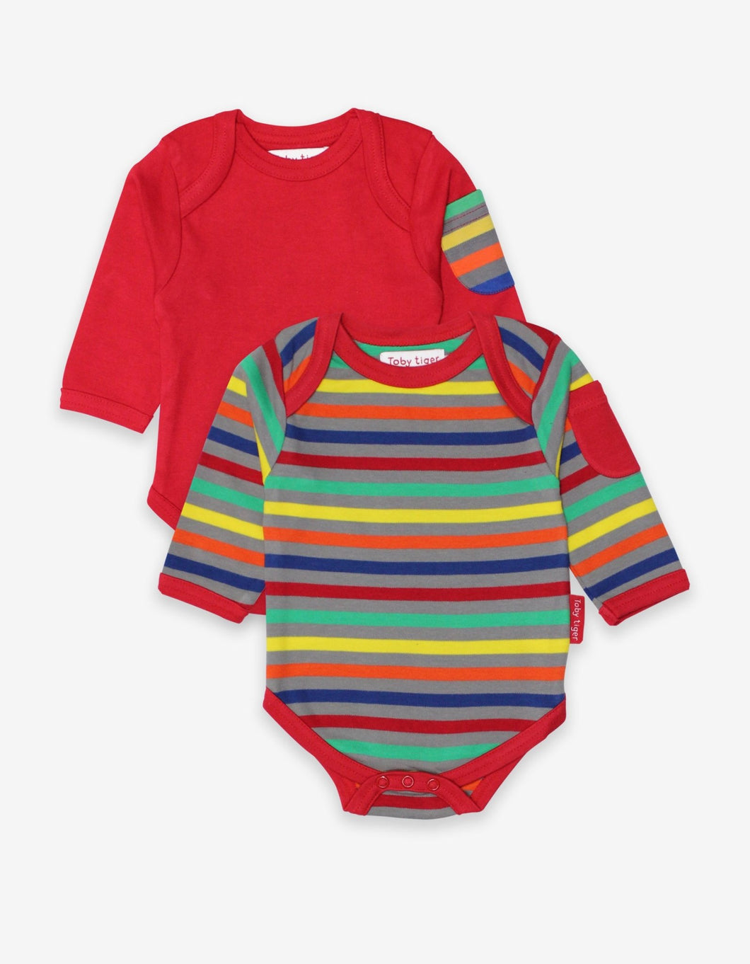 Organic Multi Stripe 2-Pack Body - Toby Tiger