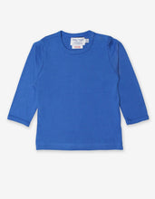 Load image into Gallery viewer, Organic Blue Basic Long-Sleeved T-Shirt
