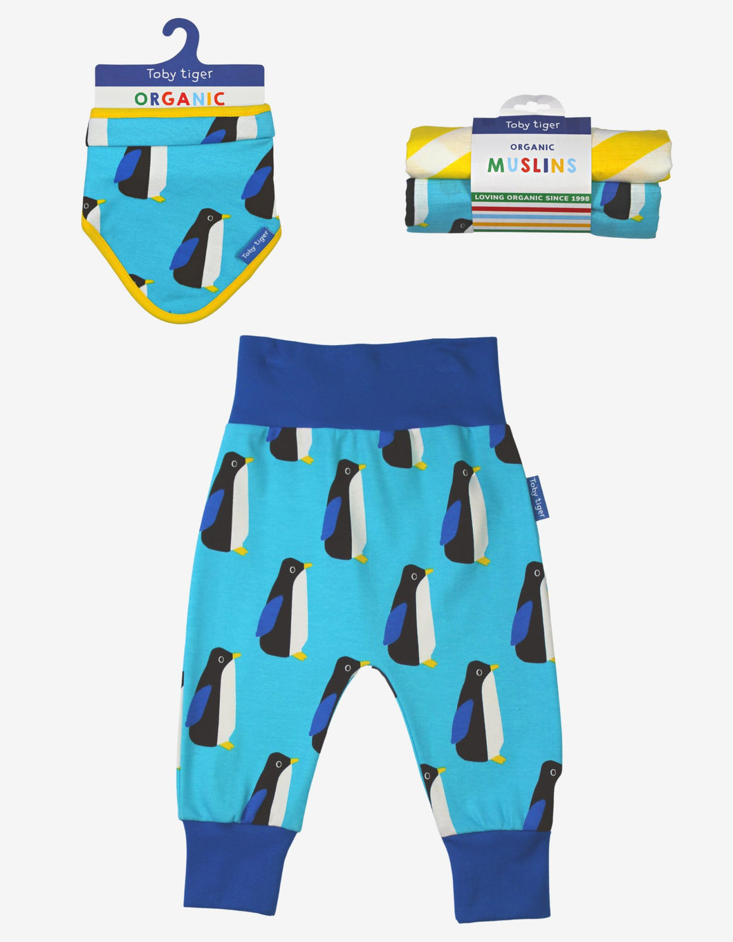 Organic Penguin Baby Bundle - Toby Tiger