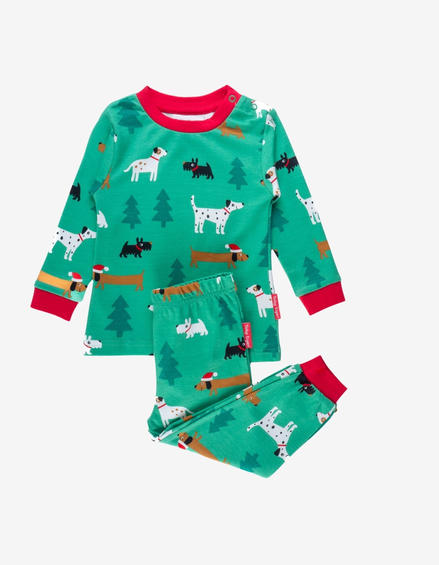 Organic Christmas Dog Pyjamas
