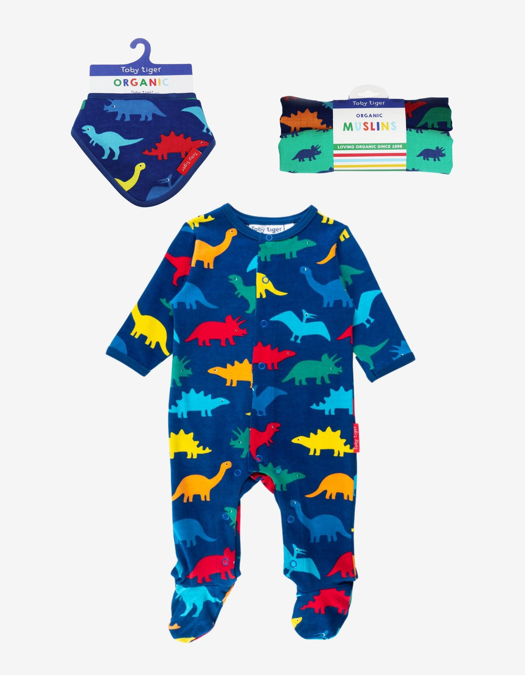 Rainbow Dinosaur Baby Bundle - Toby Tiger