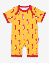 Load image into Gallery viewer, Organic Seahorse Print Romper - Toby Tiger
