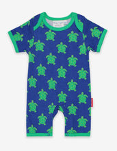 Load image into Gallery viewer, Organic Turtle Print Romper - Toby Tiger
