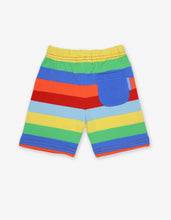 Load image into Gallery viewer, Organic Multi Stripe Shorts - Toby Tiger
