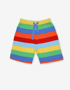 Organic Multi Stripe Shorts - Toby Tiger