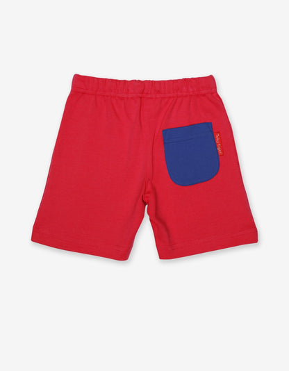 Organic Red Shorts - Toby Tiger