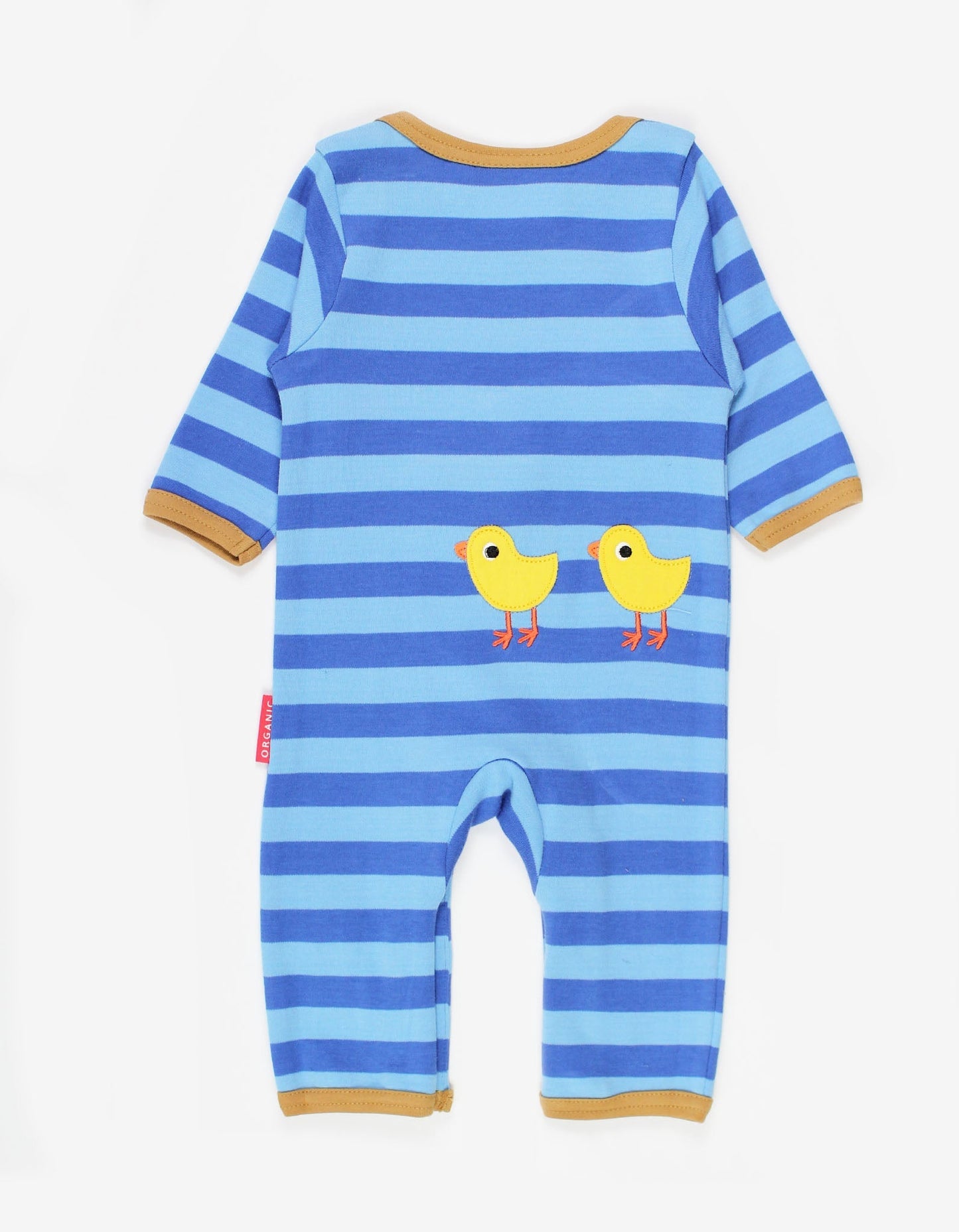 Organic Clucky Chicken Applique Sleepsuit - Toby Tiger
