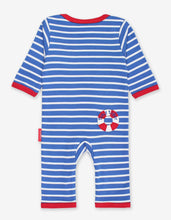 Load image into Gallery viewer, Organic Seaside Applique Sleepsuit - Toby Tiger
