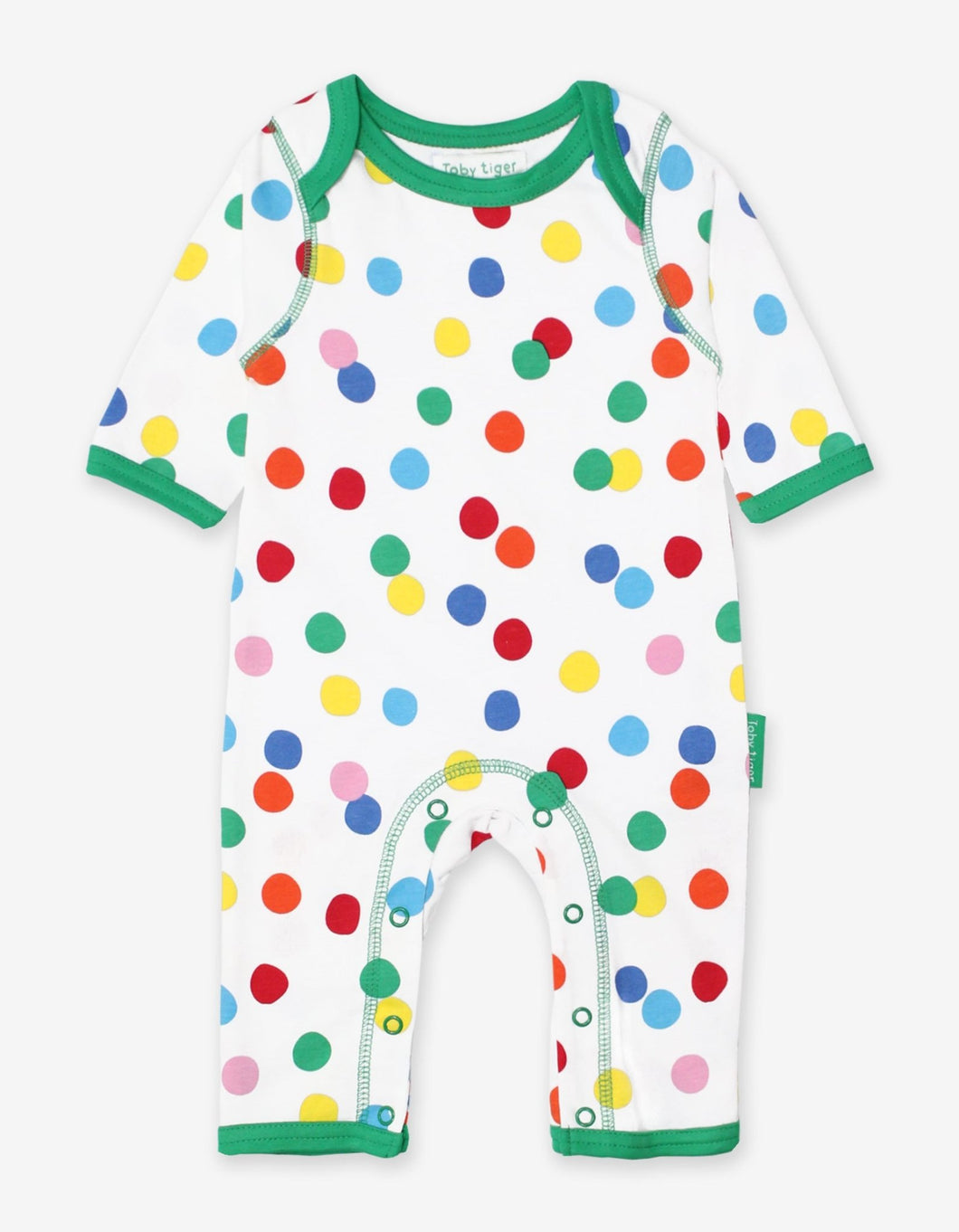 Organic Confetti Print Sleepsuit