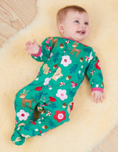 Load image into Gallery viewer, Organic Forest Adventure Print Babygrow - Toby Tiger
