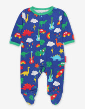 Load image into Gallery viewer, Organic Playtime Mix-Up Print Babygrow - Toby Tiger
