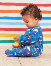 Load image into Gallery viewer, Organic Playtime Mix-Up Print Babygrow - Toby Tiger
