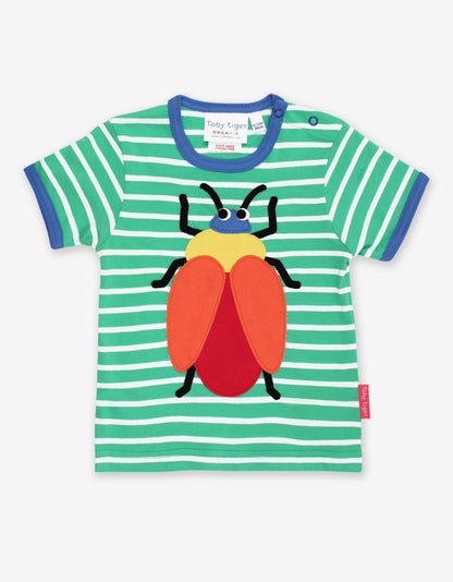 Organic Beetle Applique T-Shirt