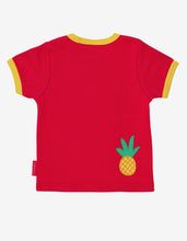 Load image into Gallery viewer, Organic Giraffe Applique T-Shirt - Toby Tiger
