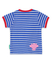 Load image into Gallery viewer, Organic Seahorse Applique T-Shirt - Toby Tiger
