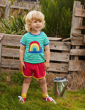 Load image into Gallery viewer, Organic Snail Applique T-Shirt - Toby Tiger
