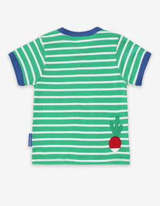 Organic Snail Applique T-Shirt - Toby Tiger