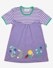 Load image into Gallery viewer, Organic Spring Applique Dress - Toby Tiger
