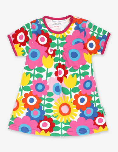 Organic Flower Power Dress - Toby Tiger