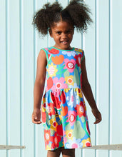Load image into Gallery viewer, Organic Fruit Flower Print Summer Dress - Toby Tiger

