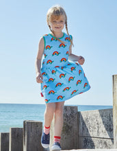 Load image into Gallery viewer, Organic Multi Turtle Print Summer Dress - Toby Tiger
