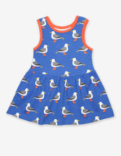 Load image into Gallery viewer, Organic Seagull Print Summer Dress - Toby Tiger
