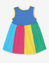 Load image into Gallery viewer, Organic Multi Stripe Pinafore Dress - Toby Tiger
