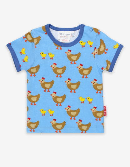 Organic Chicken Print T-Shirt
