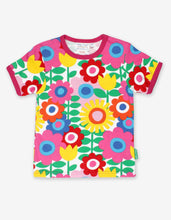 Load image into Gallery viewer, Organic Flower Power T-Shirt - Toby Tiger
