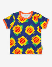Load image into Gallery viewer, Organic Sunflower Print T-Shirt - Toby Tiger
