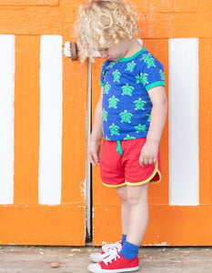 Organic Turtle Print T-Shirt - Toby Tiger