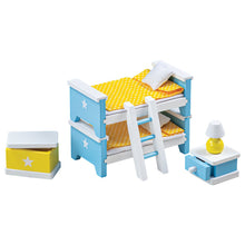 Load image into Gallery viewer, Dolls House Children&#39;s Bedroom Furniture Set - Toby Tiger
