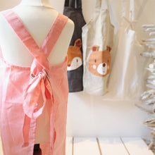 Load image into Gallery viewer, Bear Linen Apron - Toby Tiger
