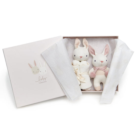Baby Threads Cream Bunny Gift Set - Toby Tiger