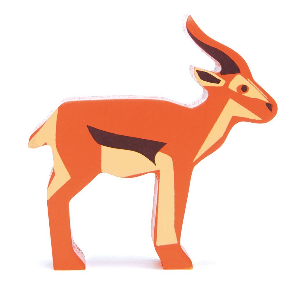 Wooden Safari Animal - Antelope - Toby Tiger