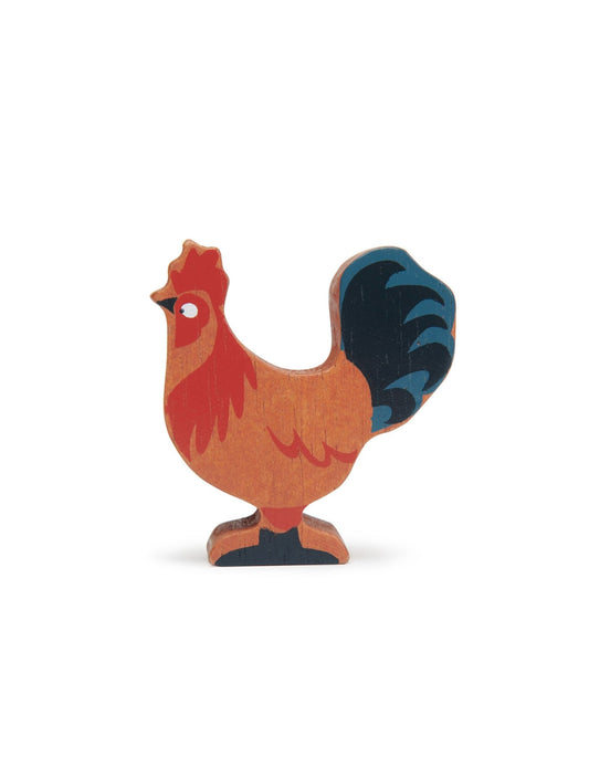 Wooden Farmyard Animal - Rooster - Toby Tiger