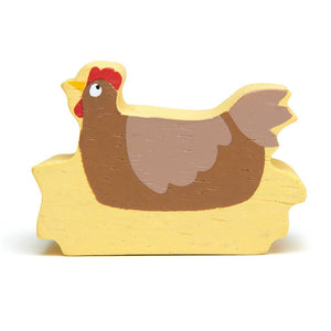 Wooden Farmyard Animal - Chicken - Toby Tiger