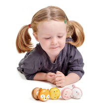 Load image into Gallery viewer, Wooden Animal Macarons - Toby Tiger
