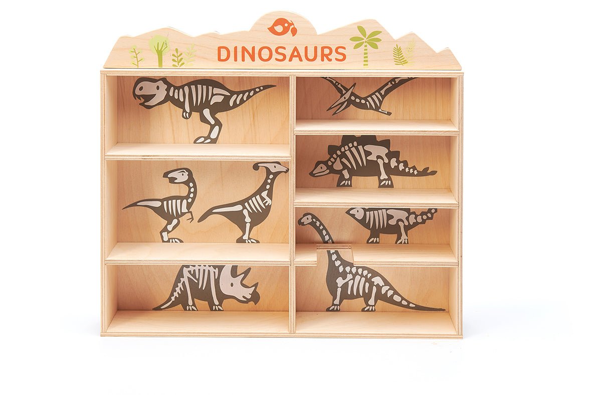 8 Dinosaurs & Shelf - Toby Tiger