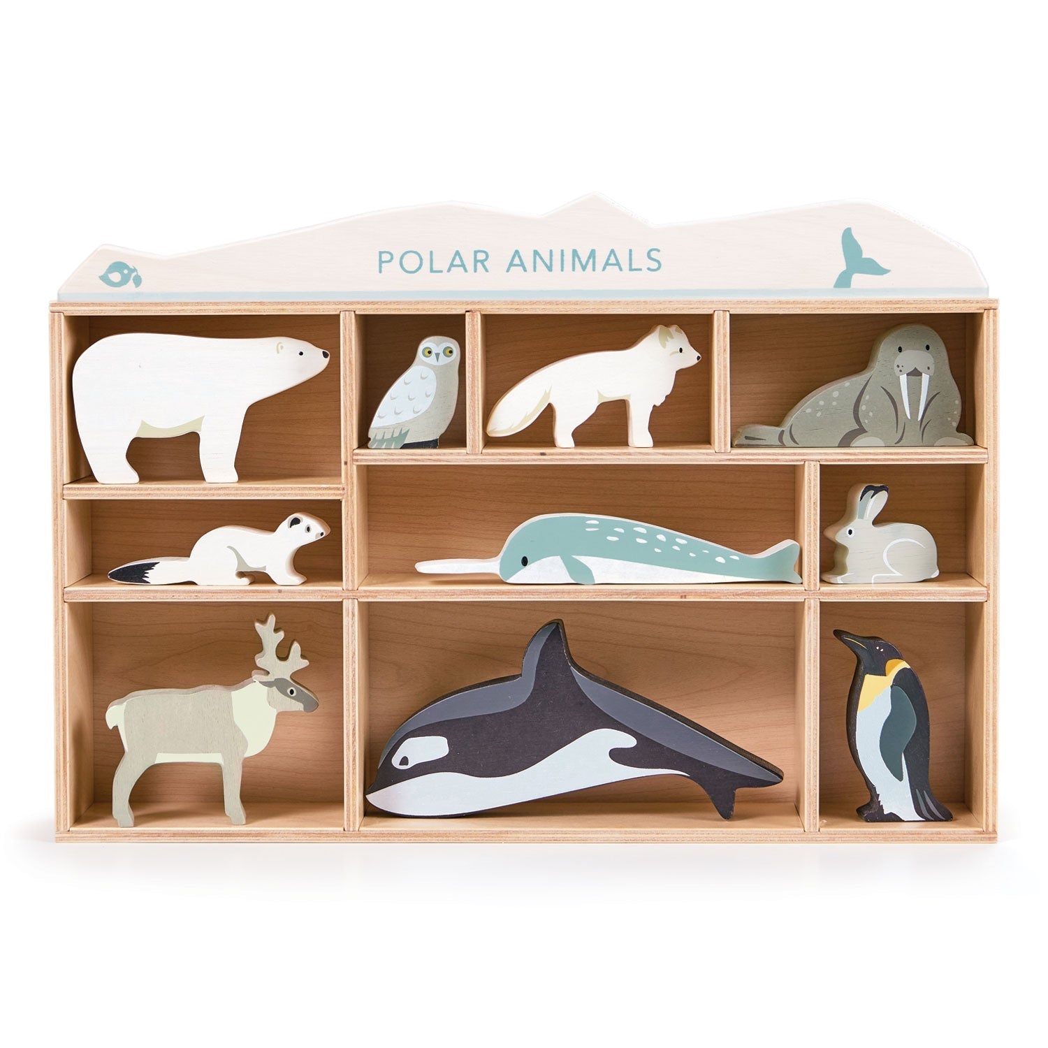 Polar Animals Shelf - Toby Tiger