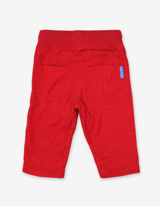 Red Cord Baby Trousers - Toby Tiger