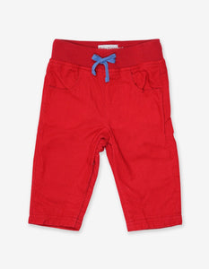 Red Cord Baby Trousers - Toby Tiger