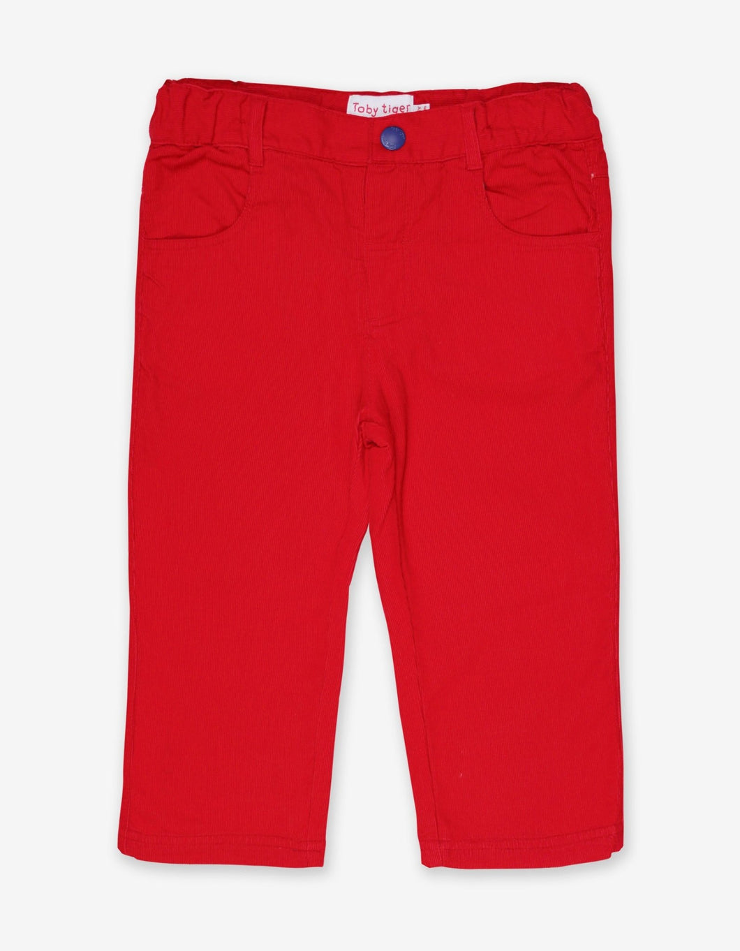 Red Cord Trousers - Toby Tiger