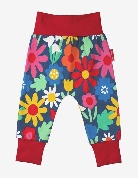Organic Bold Floral Print Yoga Pant - Toby Tiger