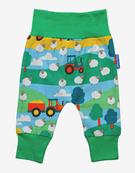 Organic Farm Print Yoga Pants - Toby Tiger