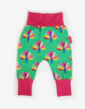 Load image into Gallery viewer, Organic Peacock Print Yoga Pants - Toby Tiger
