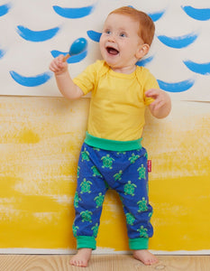 Organic Turtle Print Yoga Pants - Toby Tiger