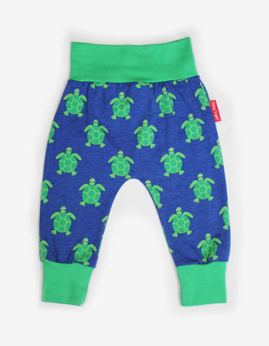 Organic Turtle Print Yoga Pants - Toby Tiger