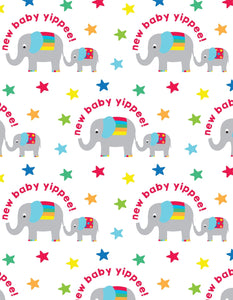 Baby Elly Wrapping Paper - Toby Tiger