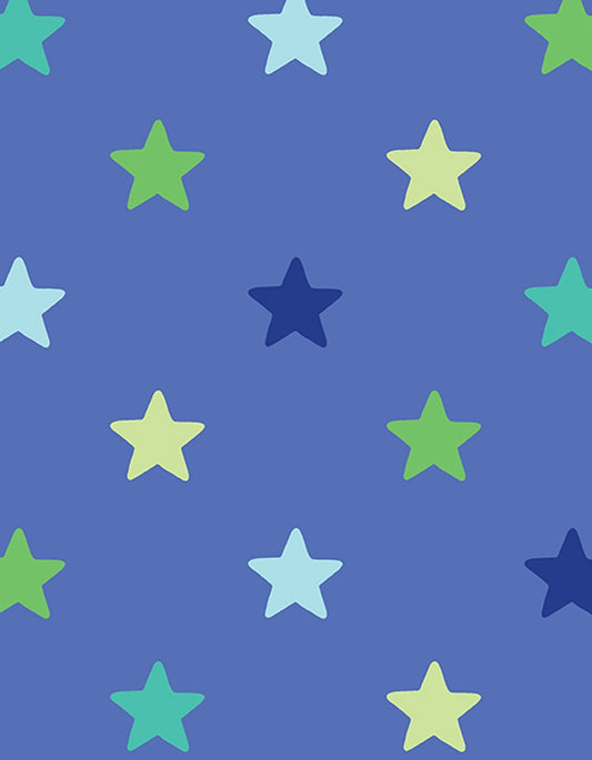 Blue Star Wrapping Paper - Toby Tiger